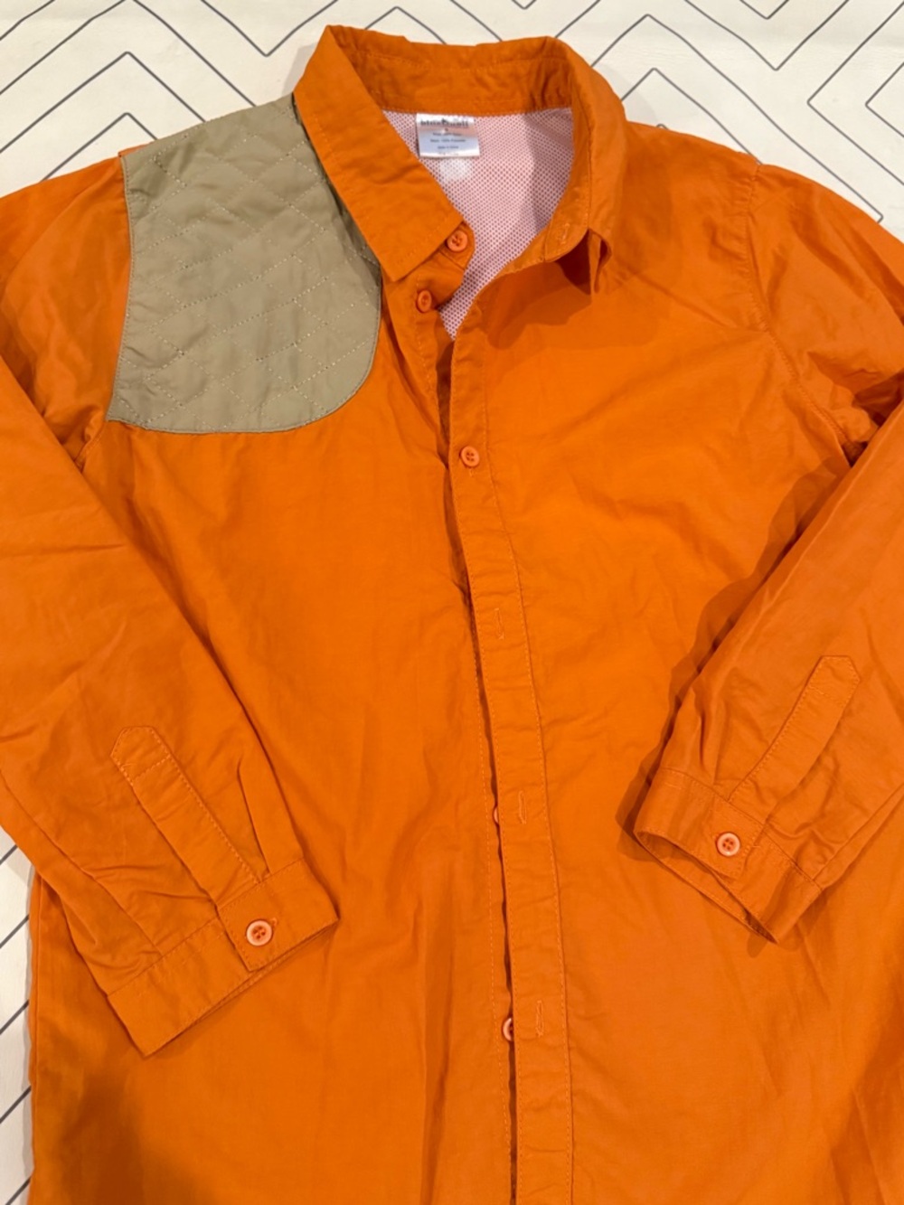 Blue Quail Burnt Orange Ranch Button Down - Picture 2 of 14